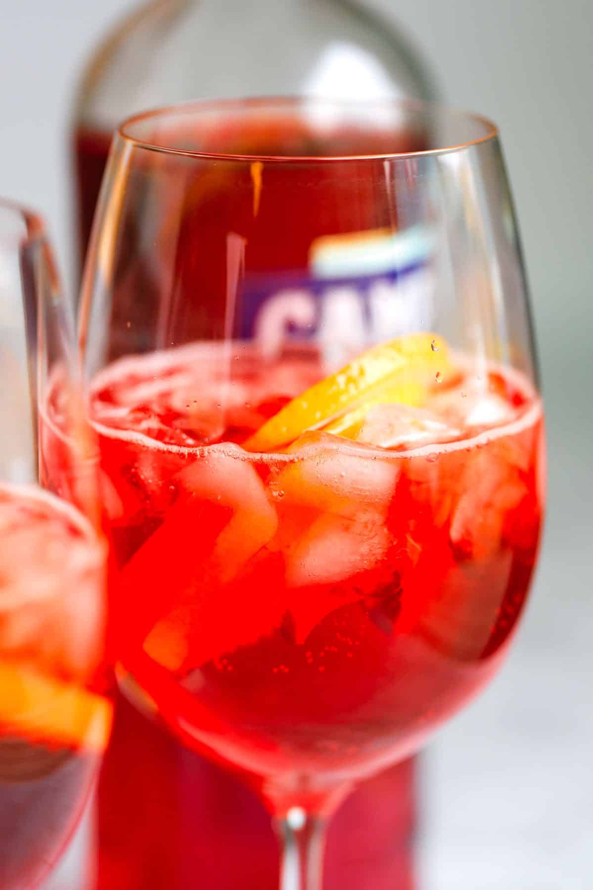 Campari Spritz cocktail