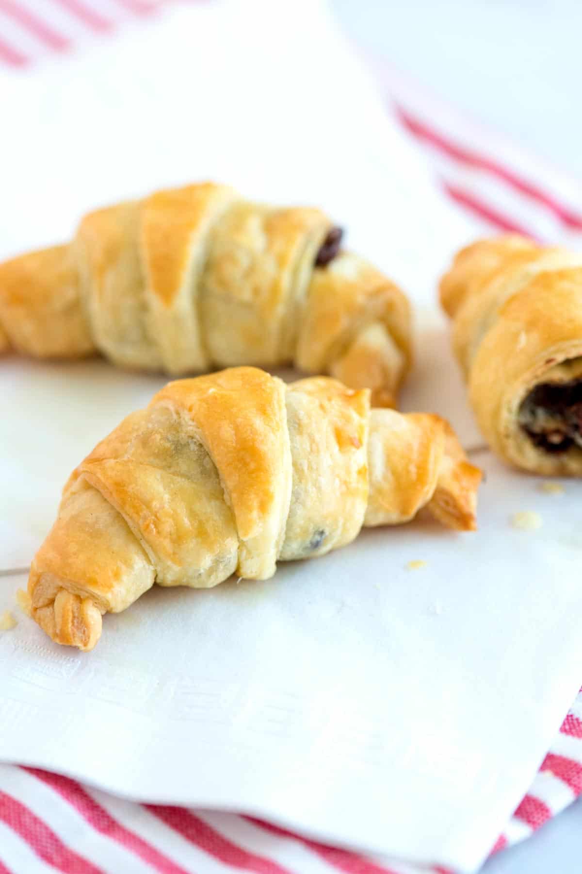 How to Make Chocolate Croissants in 30 Minutes Easy Chocolate Croissants made with Puff Pastry