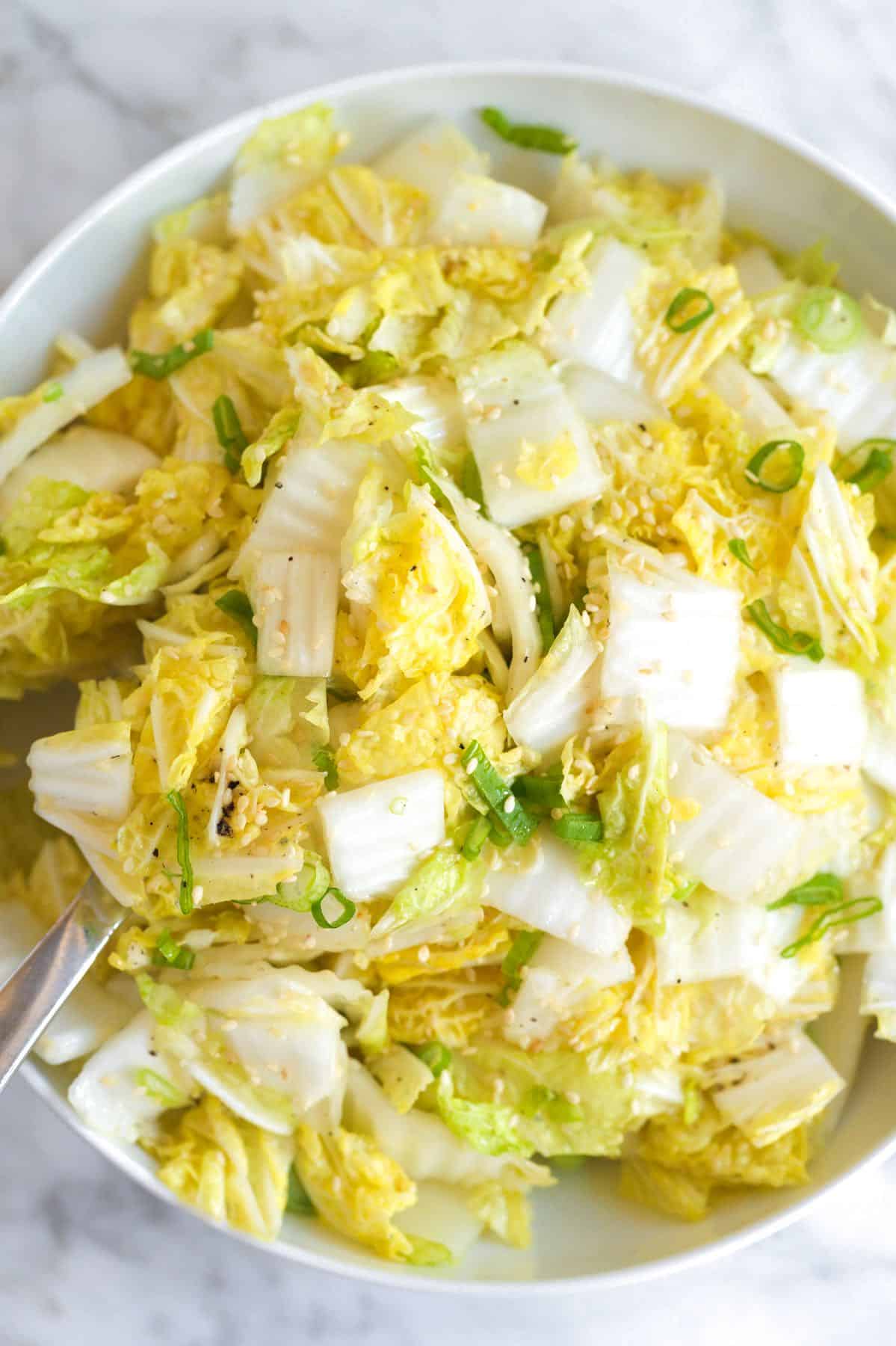 Easy Napa Cabbage Salad