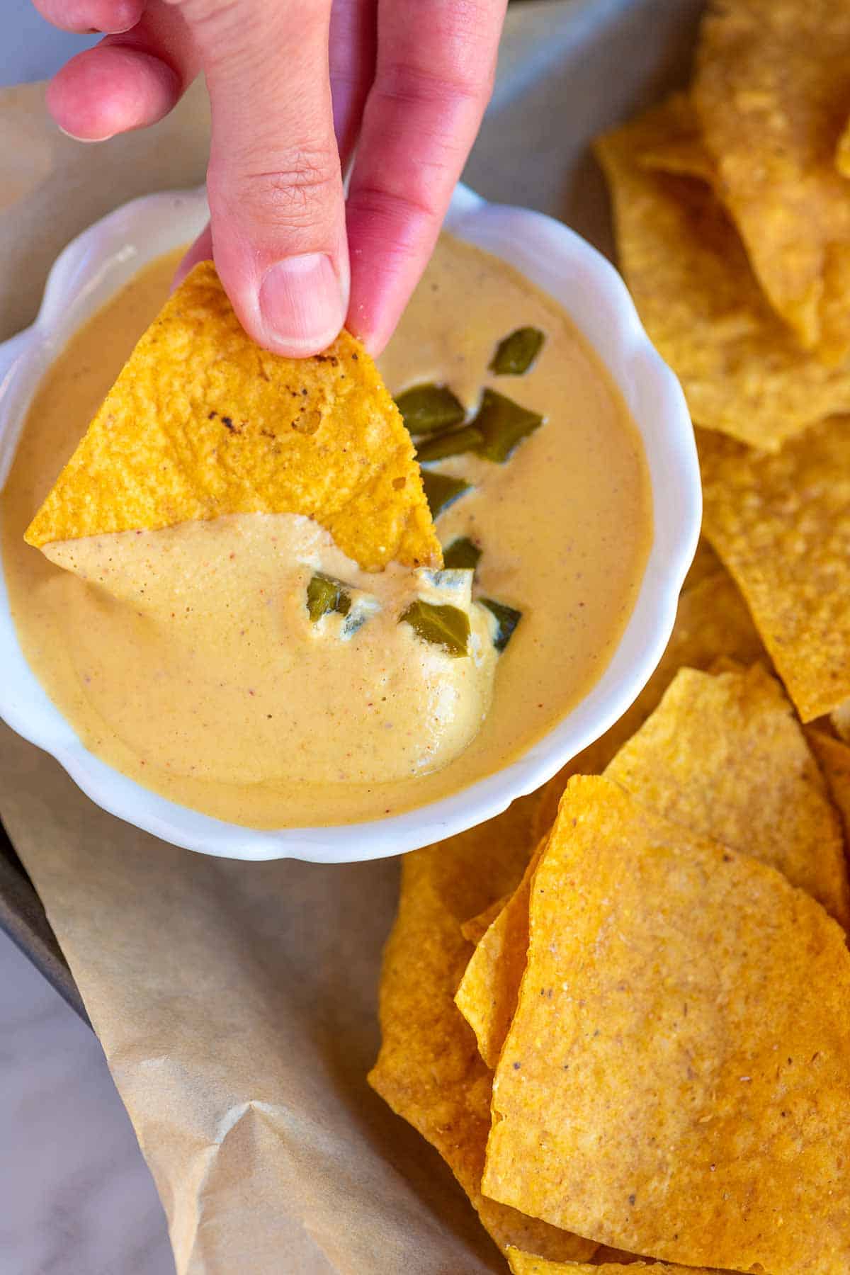 Creamy Vegan Queso