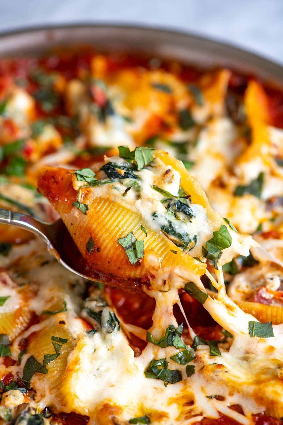 Veggie Stuffed Shells